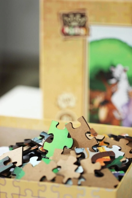 Wooden Puzzle Curious Campers