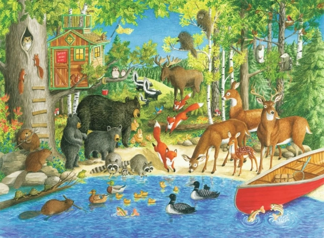 Ravensburger puzzle forest friends xxl 200 pieces