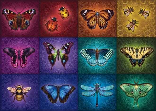 Beautiful Winged Insects Puzzle 1000 Pieces