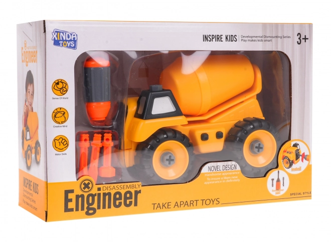 Toy Cement Mixer Construction Set