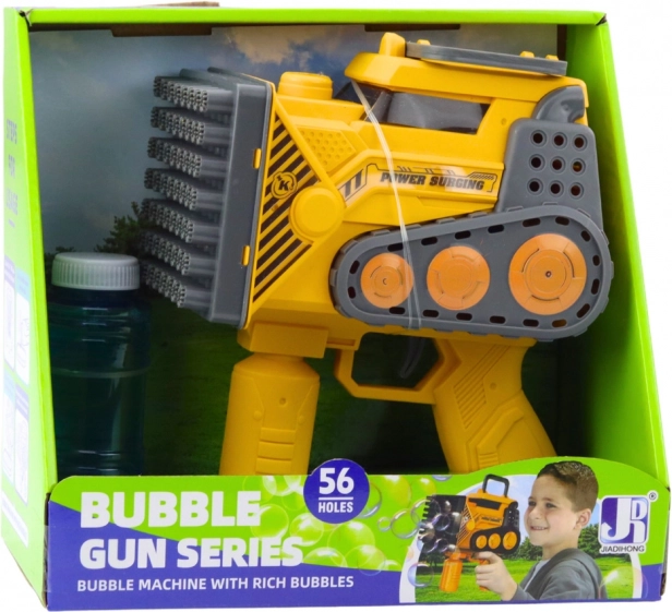 Konstrukcyjny pistolet do baniek 56 otworów żółty