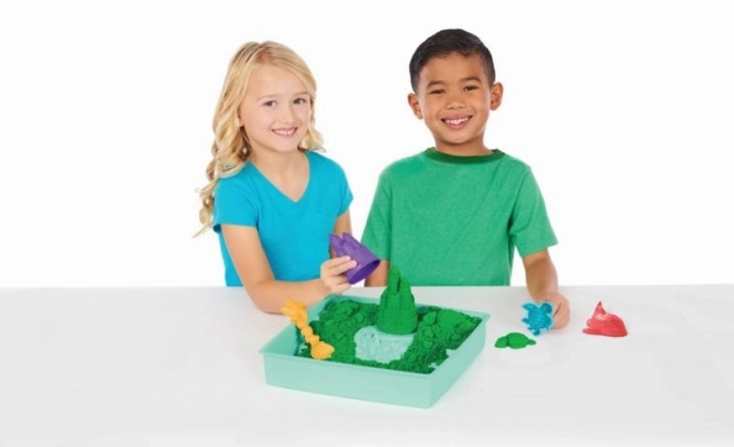 Sabbia Kinetica Set Sabbiera Verde