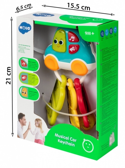Interactive Car with Keys Light Sound