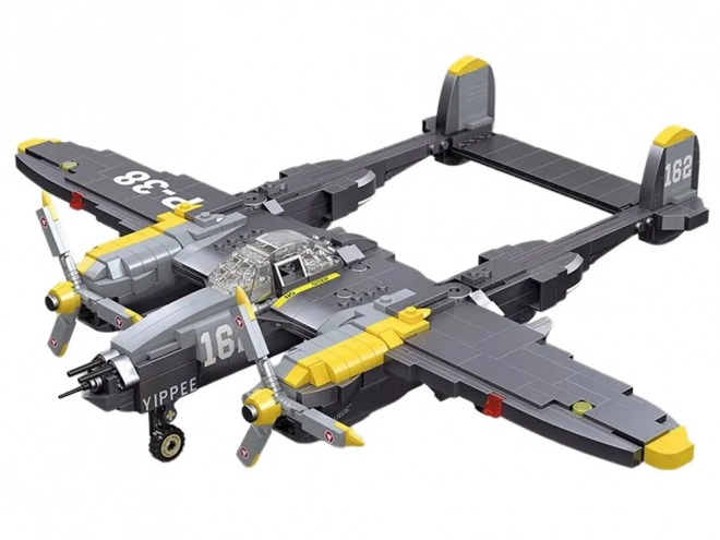 Technical Building Blocks Set: P-38 Fighter Plane