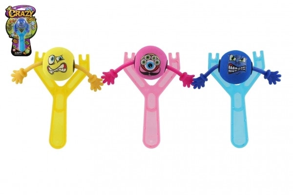 Fun Plastic Slingshot with Emoji Design