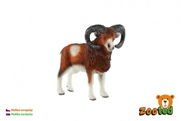 European Mouflon Toy Figure