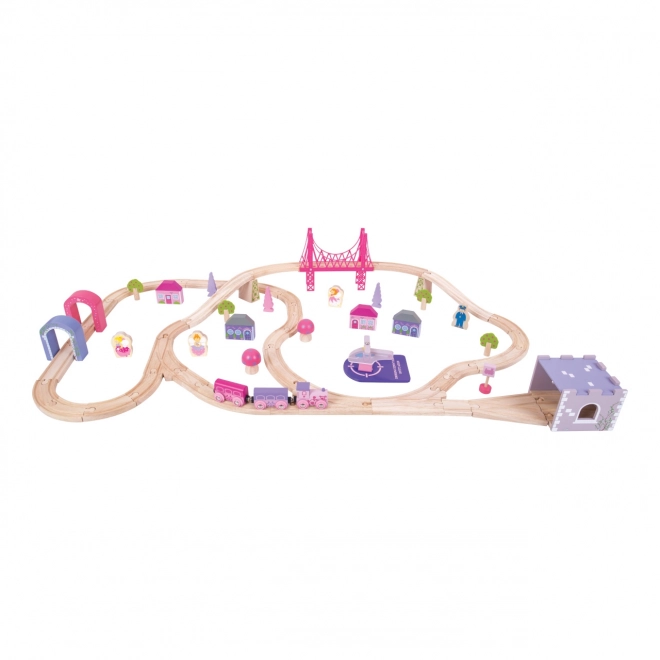 Wooden Princess Train Set