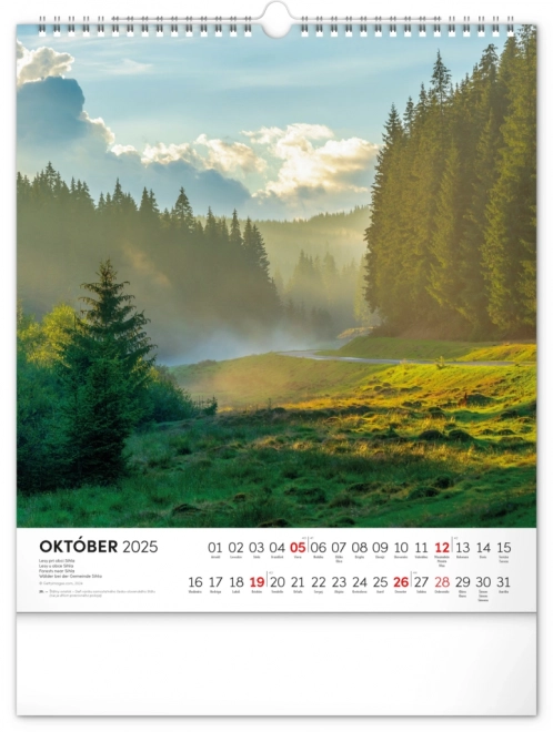 Notique Wall Calendar Stunning Slovakia 2025