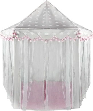 Eventyrligt design med stjerner og pomponer