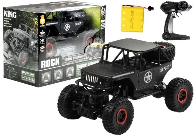 Remote Control Jeep Toy Car Black