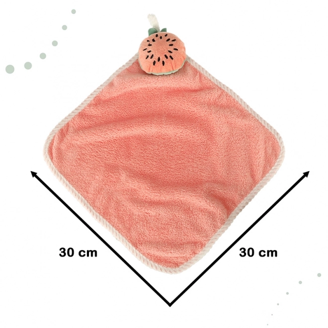 Children's Pink Watermelon Hand Towel