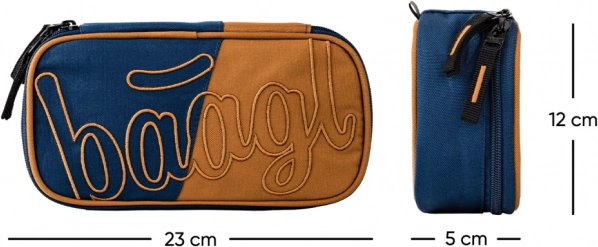 Set Baagl Skate Max Duo: Zaino, Astuccio e Sacchetto