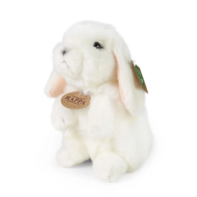 Eco-Friendly White Plush Rabbit 18 cm