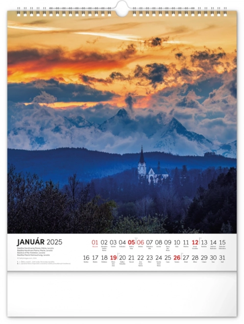 Notique Wall Calendar Stunning Slovakia 2025