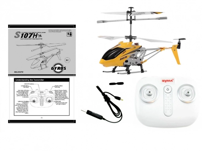 Syma S107H Remote Controlled Helicopter – Yellow