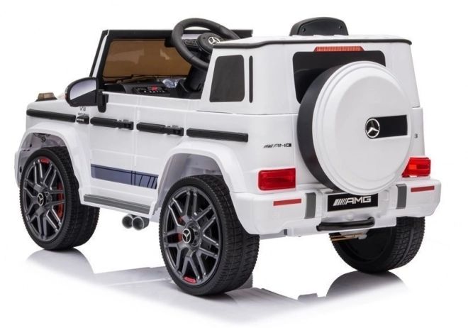 Mercedes AMG G63 White Electric Ride-On Car