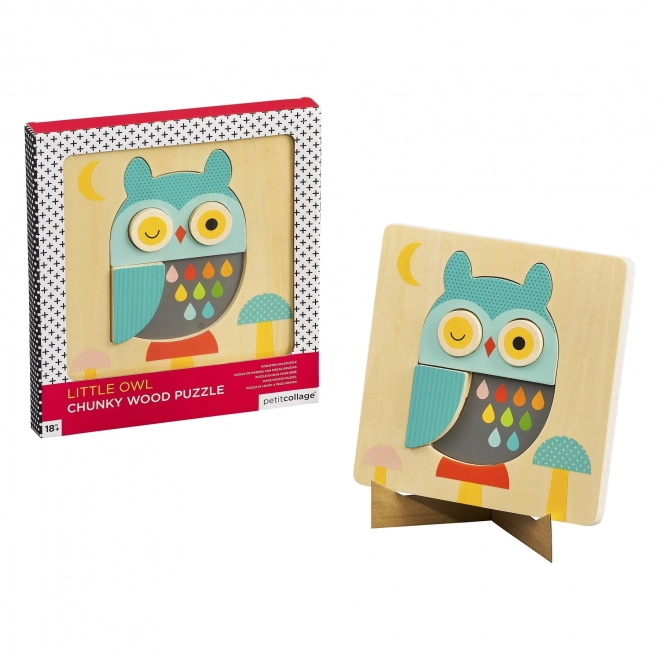 Wooden Owl Puzzle by Petit Collage