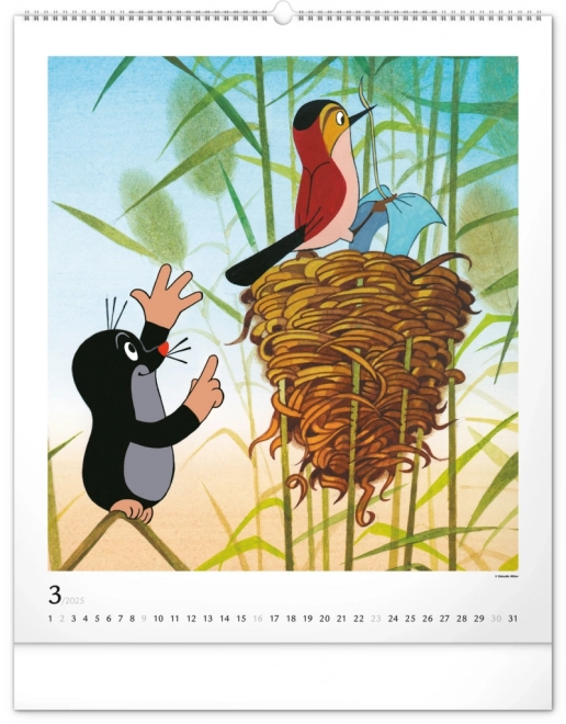 Wall Calendar Mole Adventures 2025