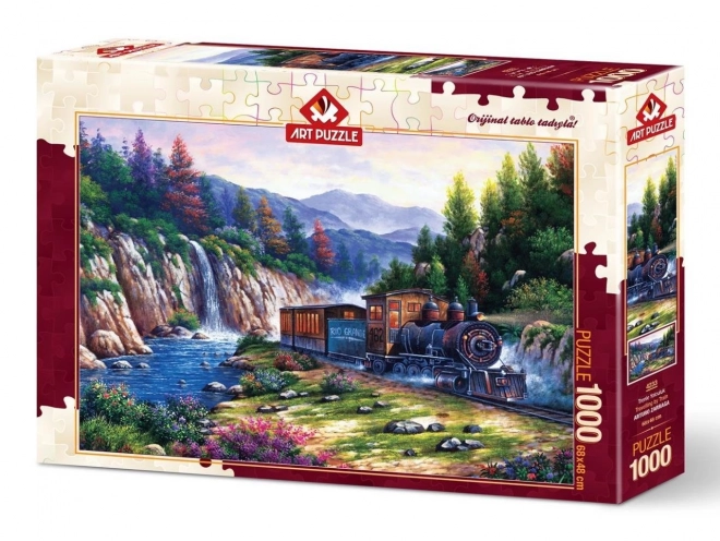 Train Travel Jigsaw Puzzle 1000 Pieces