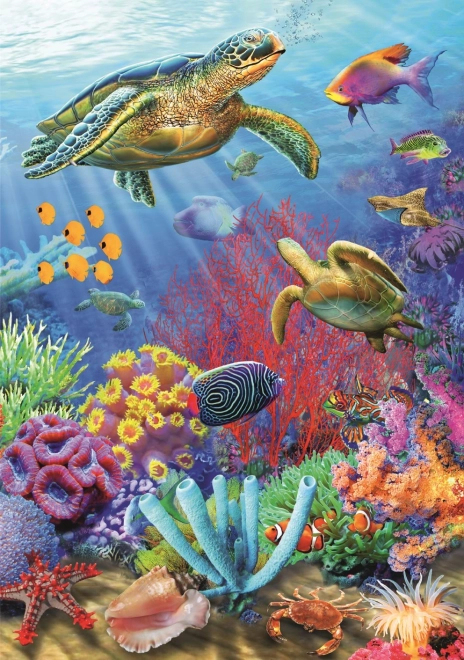 Glowing Underwater World XL Puzzle by Dino