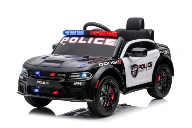 Electric Ride-On Car Dodge Charger Police Black