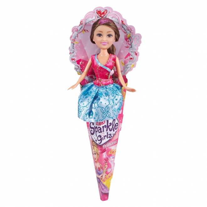 Princess Sparkle Girlz Doll in Cone