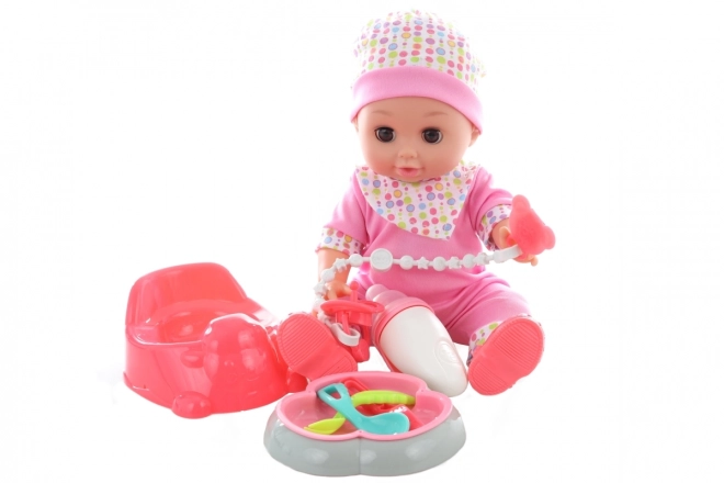 Crying Baby Doll with Sounds and Accessories