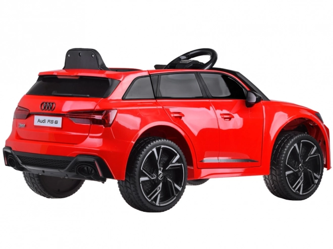 Elektrické auto pre deti Audi RS 6 – Červená