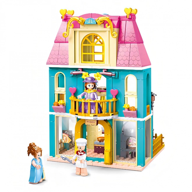 Sluban Girls Dream Village Two-Story House with Attic