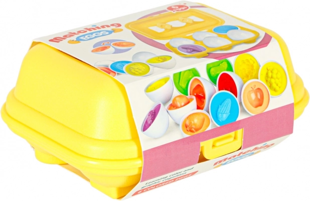 Educational Toy for Children Montessori - Shape and Color Recognition with Eggs