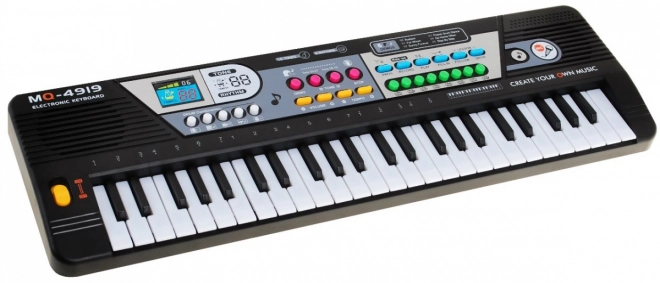 49-Key Kids Keyboard with Microphone and Recording