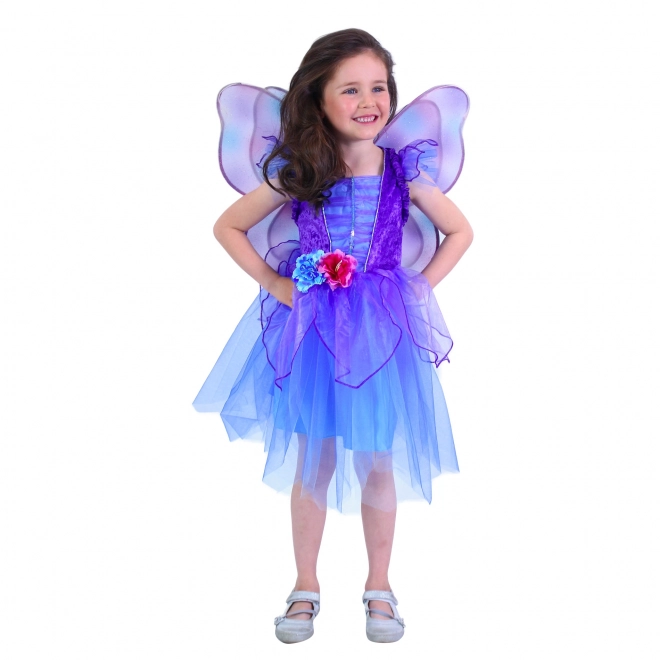 Fairy Violet Costume with Wings for Girls