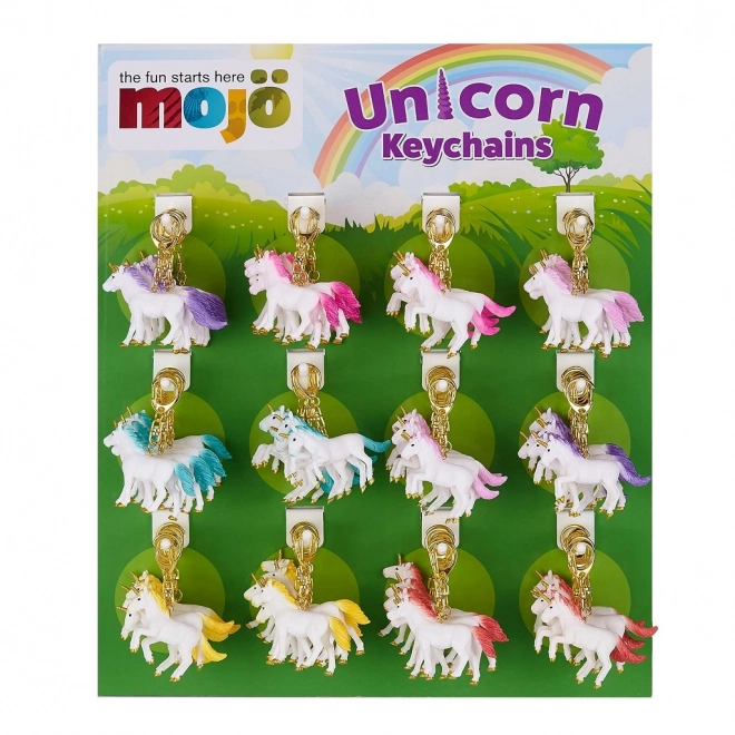 Unicorn Keychains Display Set