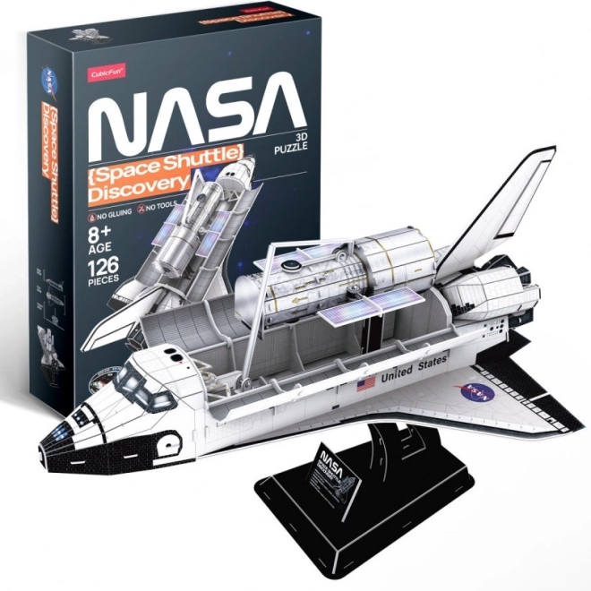 CubicFun Space Shuttle Discovery Model Kit