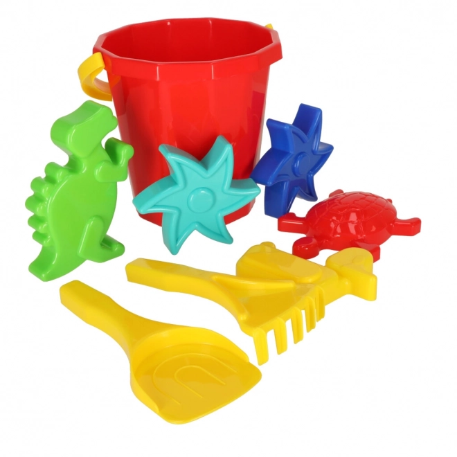 Sand Toy Set with Bucket and Molds