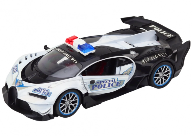 Remote Controlled Police Car 1:12 Scale White