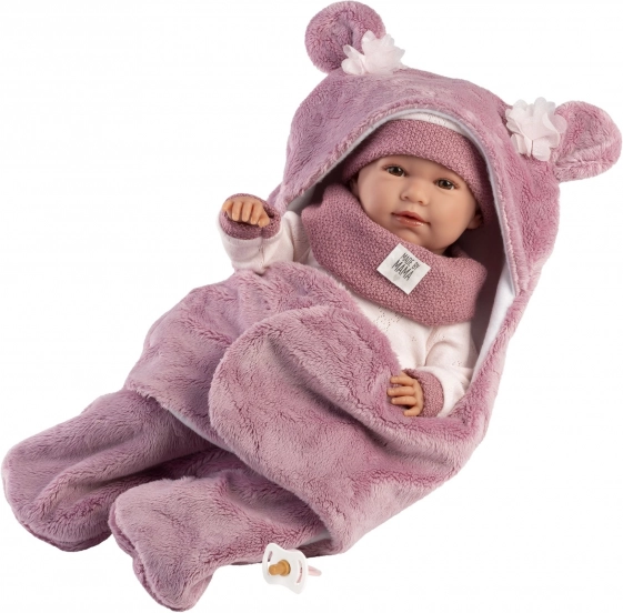Realistic Baby Doll with Sounds and Soft Cloth Body
