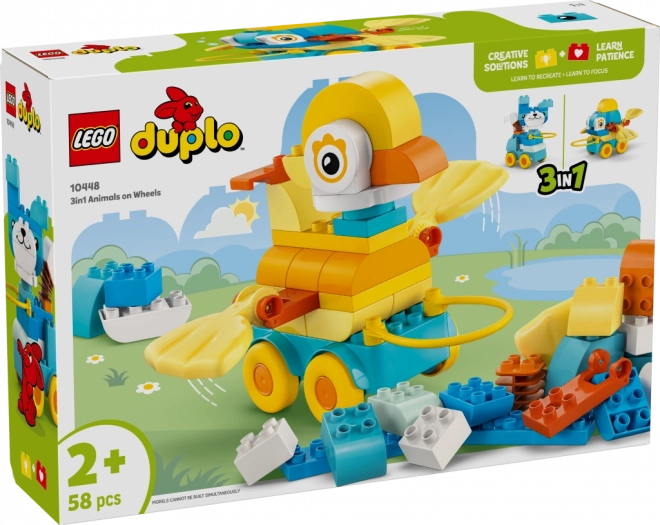 LEGO DUPLO 3 in 1: Tiere auf Rädern