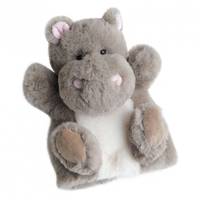 Hippopotamus Plush Puppet by Histoire d'Ours