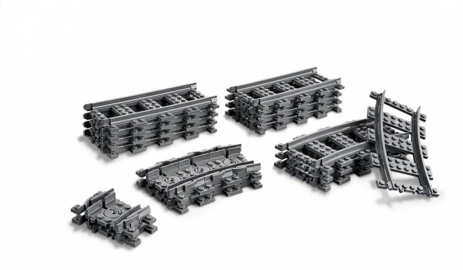 Flexible Train Tracks Set for LEGO City