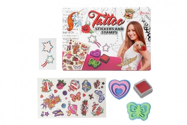 Tattoo Set with Accessories and Stamps