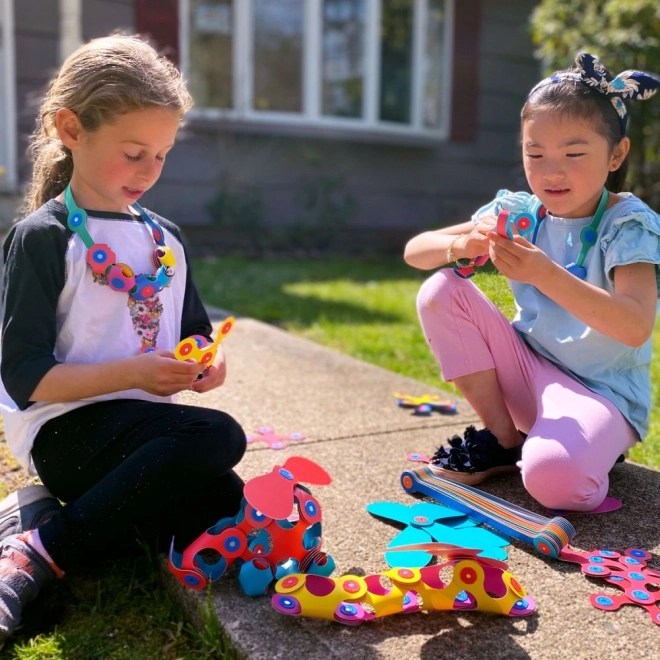 Clixo Super Rainbow Magnetic Building Set