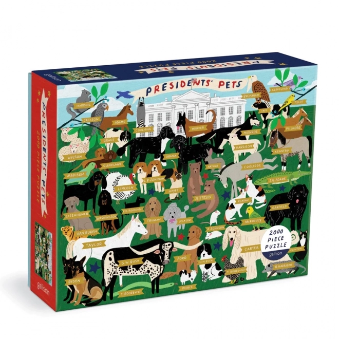 Presidential Pets Puzzle 2000 Pieces