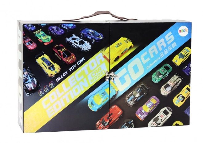 Toy Car Set in Carry Case with Traffic Accessories