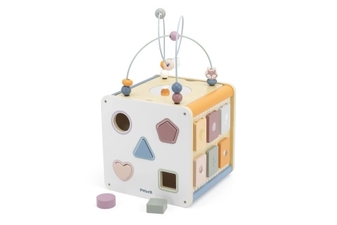 8-in-1 Wooden Activity Cube