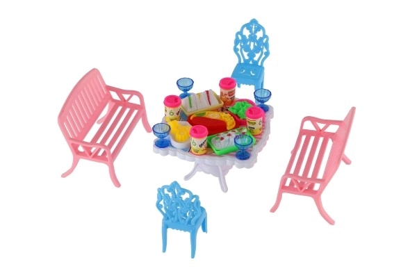 Doll Furniture Set - Table and Chairs