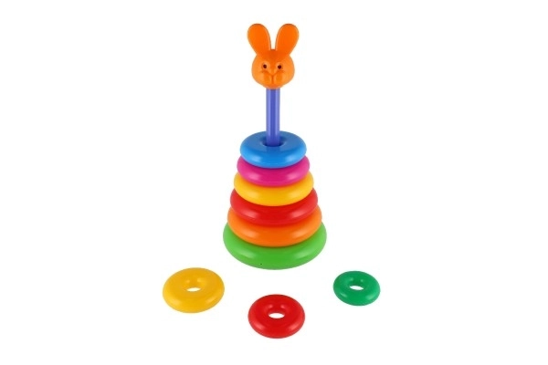 Rainbow Ring Stacking Pyramid Toy