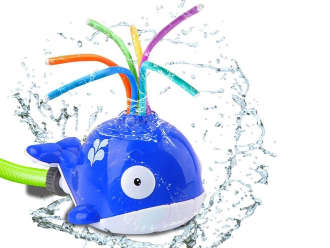 Colorful Whale Water Sprinkler Toy