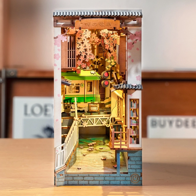 Bookend Miniature House Sakura Alley