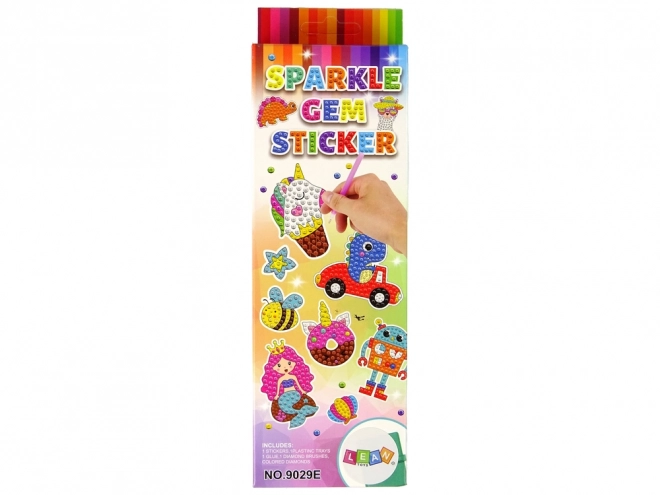 Diamond Art Animal Garden Rainbow Stickers Set